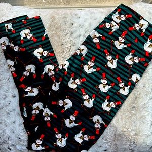 LuLaRoe Snowmen Leggings